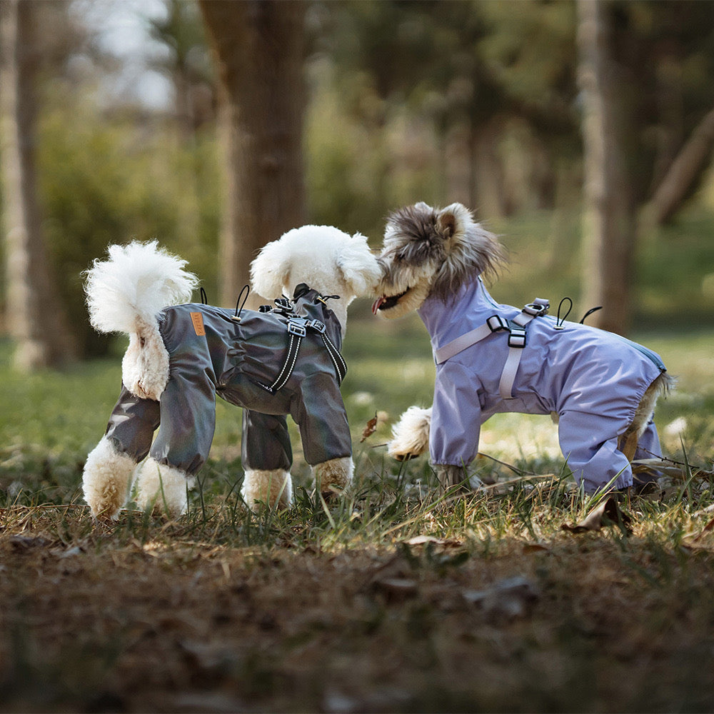 High Collar Rainproof Dog Raincoat