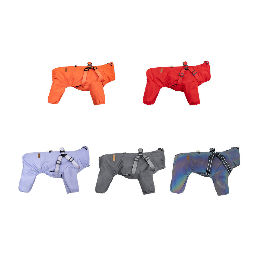 High Collar Rainproof Dog Raincoat