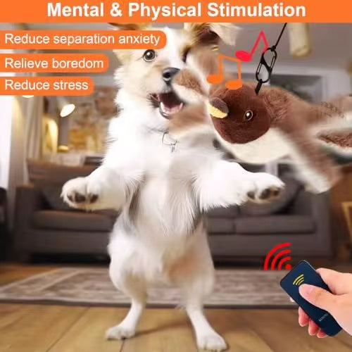 Rechargeable Sparrow Bird Realistic Interactive Cat Toy with Catnip