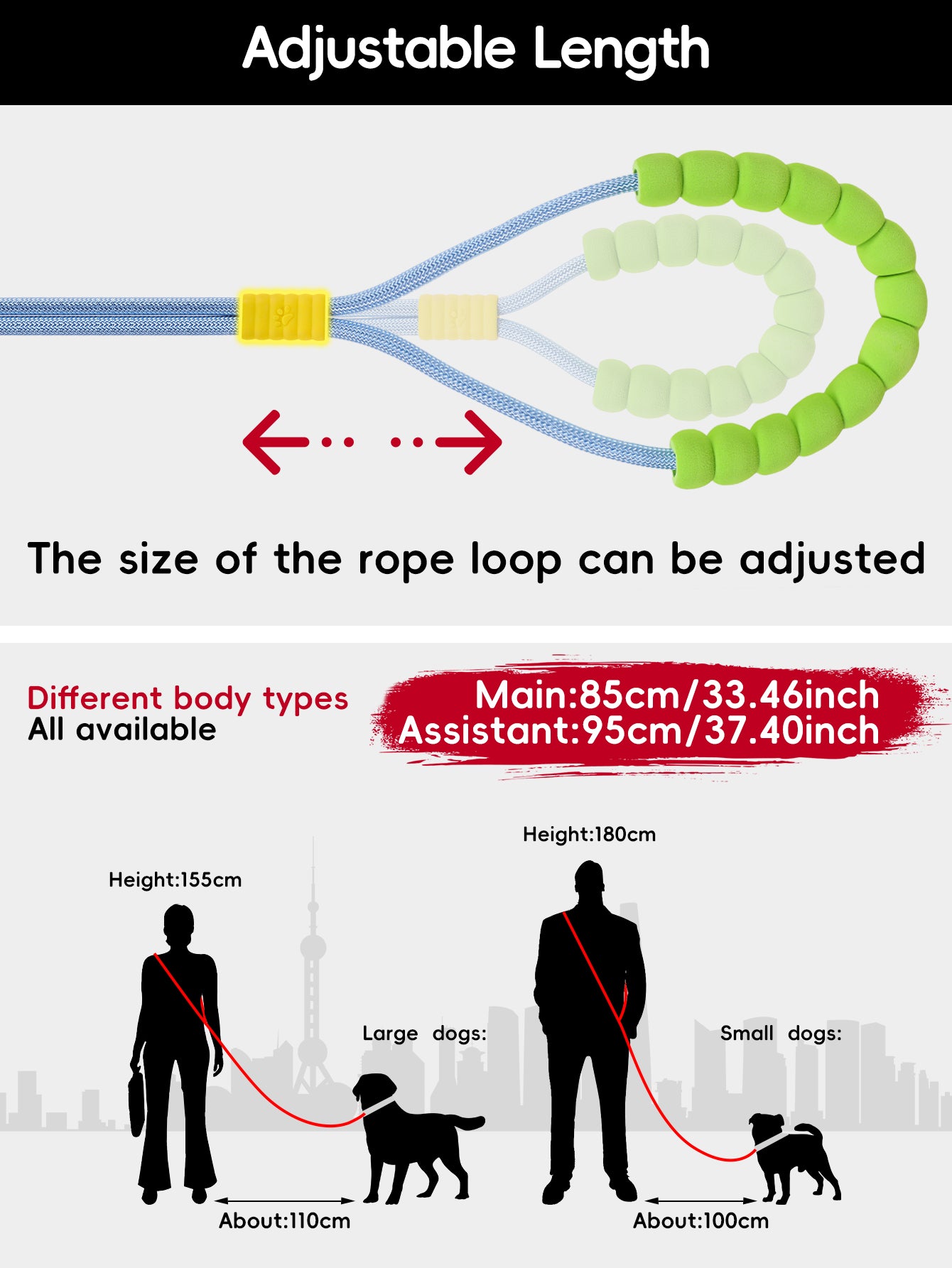 3 in 1 Hands Free Dog Leash