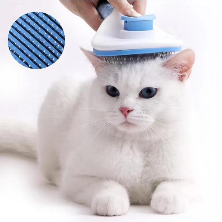 Dog and Cat Hair Self Cleaning Brush