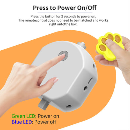 GlowMotion Pet Ball: LED Flashlight, Motion-Activated Fun for Dogs & Cats