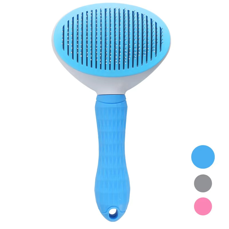 Dog and Cat Hair Self Cleaning Brush
