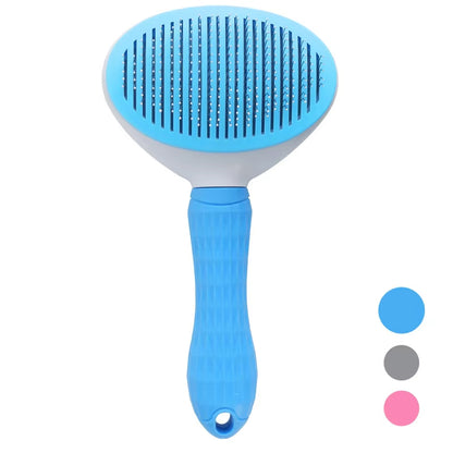 Dog and Cat Hair Self Cleaning Brush