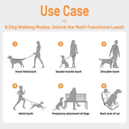 Anti-Shock Multifunctional Dog Leashes